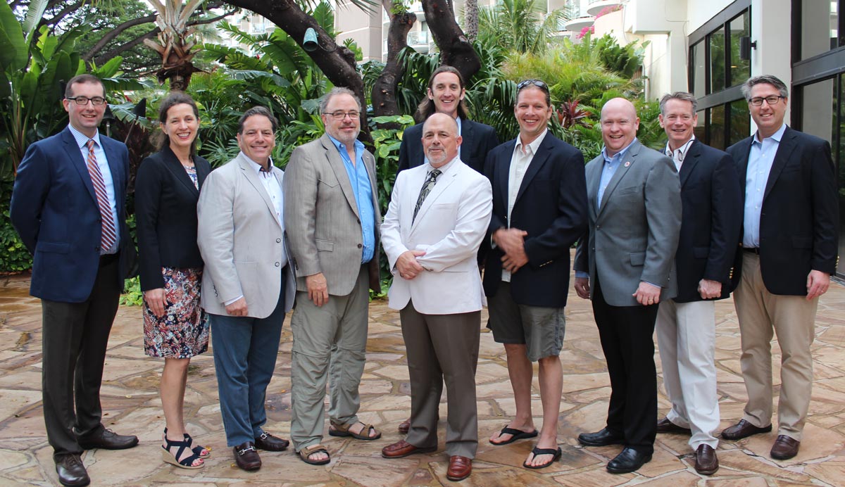 TCIA President and CEO with Board of Directors