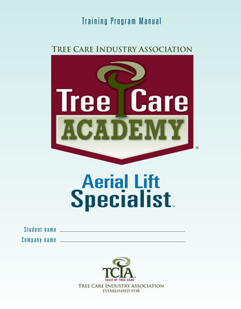Tree Care Academy Aerial Lift Specialist workbook cover