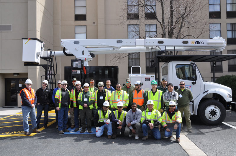 Aerial Lift workshop group photo