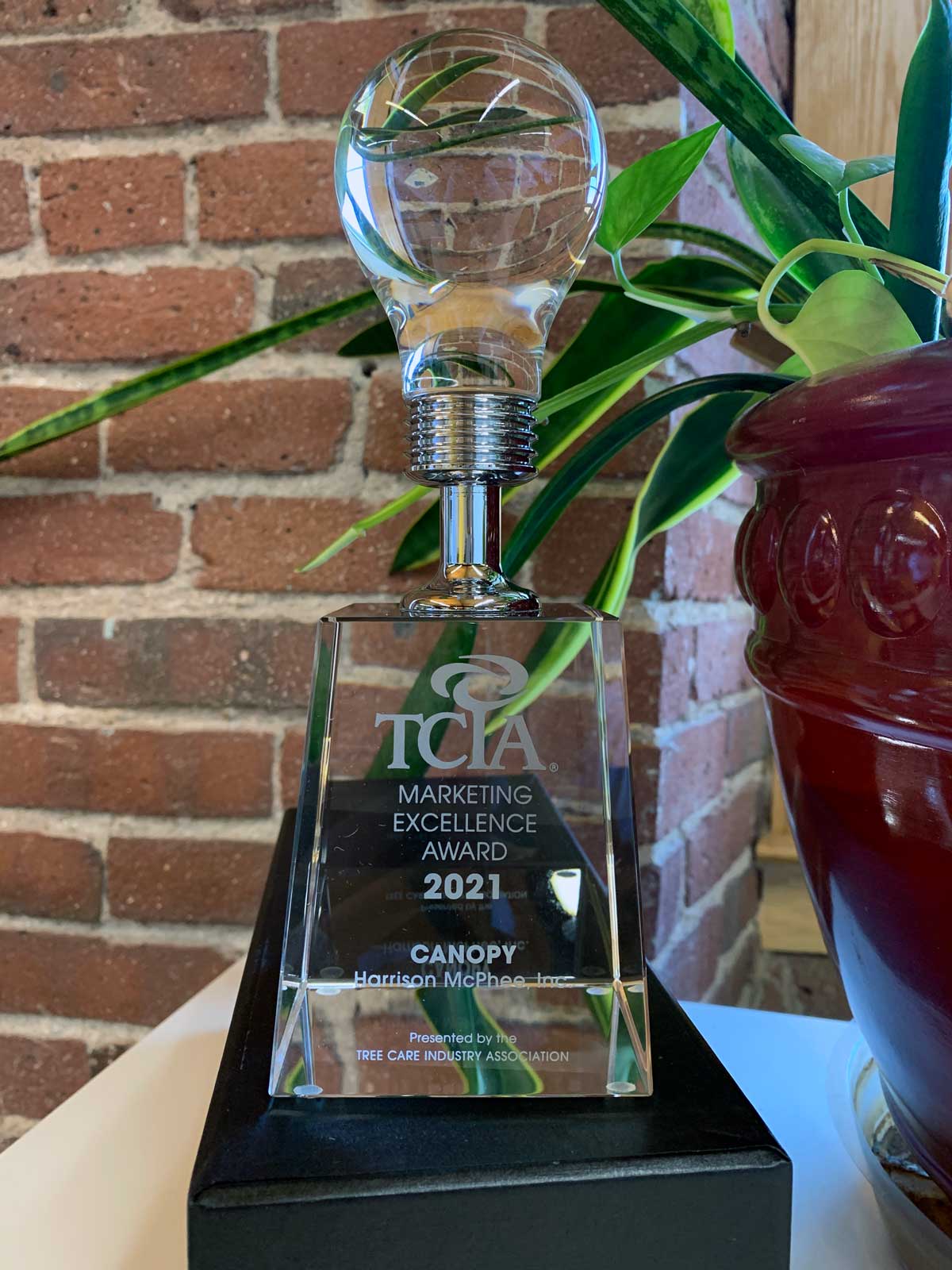 Marketing Excellence Award Trophy