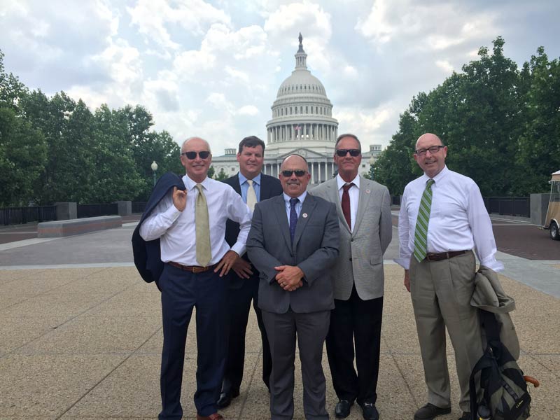 TCIA members at Capitol Building 